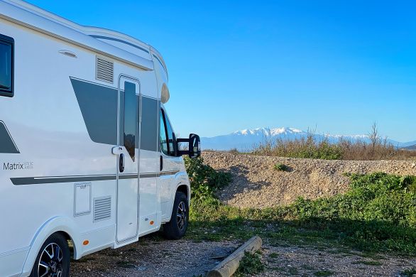 Aire Camping-Car Mouret Leucate Plage